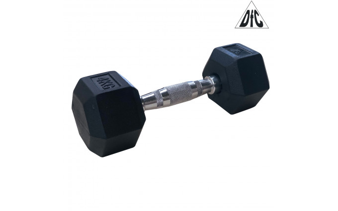 Гантели DFC гексагональные обрезиненные 4 кг. (пара) DB001-4 Гантели DFC гексагональные обрезиненные 4 кг. (пара) DB001-4