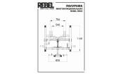 Полурама многофункциональная REBEL HR04