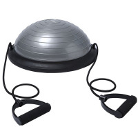 Полусфера балансировочная UNIX Fit Bosu с эспандерами, 58 см